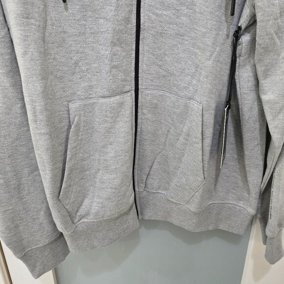 Kenneth Cole Men’s Zip Up Hoodie 2X Gray Full Zip Sweatshirt NWT Casual - Picture 4 of 11